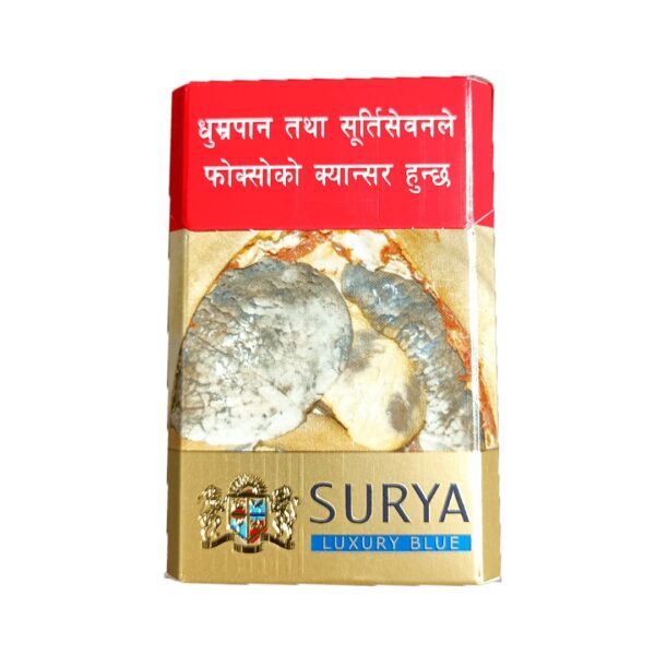Surya Light Cigarette Packet by Hunger End