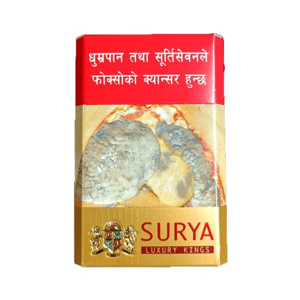 Surya Red Cigarette Packet by Hunger End